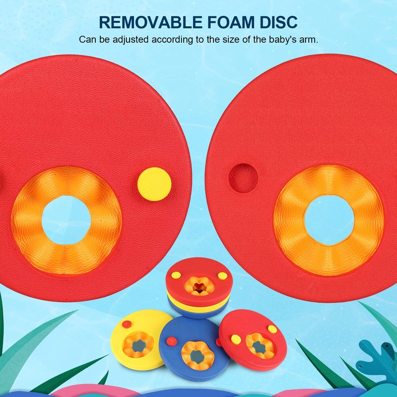 SKYSPER Arm Bands Swimming Float Discs Kids Foam Armband Pool