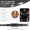 Weight Lifting Belt Double Strength 5.5 Padded Neoprene Back Gym