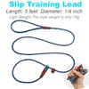 Mycicy Slip Lead Dog Leash, 1/4" x 5ft No Pull