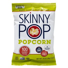Skinny Pop SKP00462 Popcorn, Original, 0.65 Oz., 28/Carton