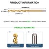 METALLIXITY Drill Bit (7/64") 4241 High-Speed Steel TiN 118° 6Pcs