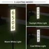 CTOL Solar Address Sign - Double-Sided LED Illuminated House Numbers,
