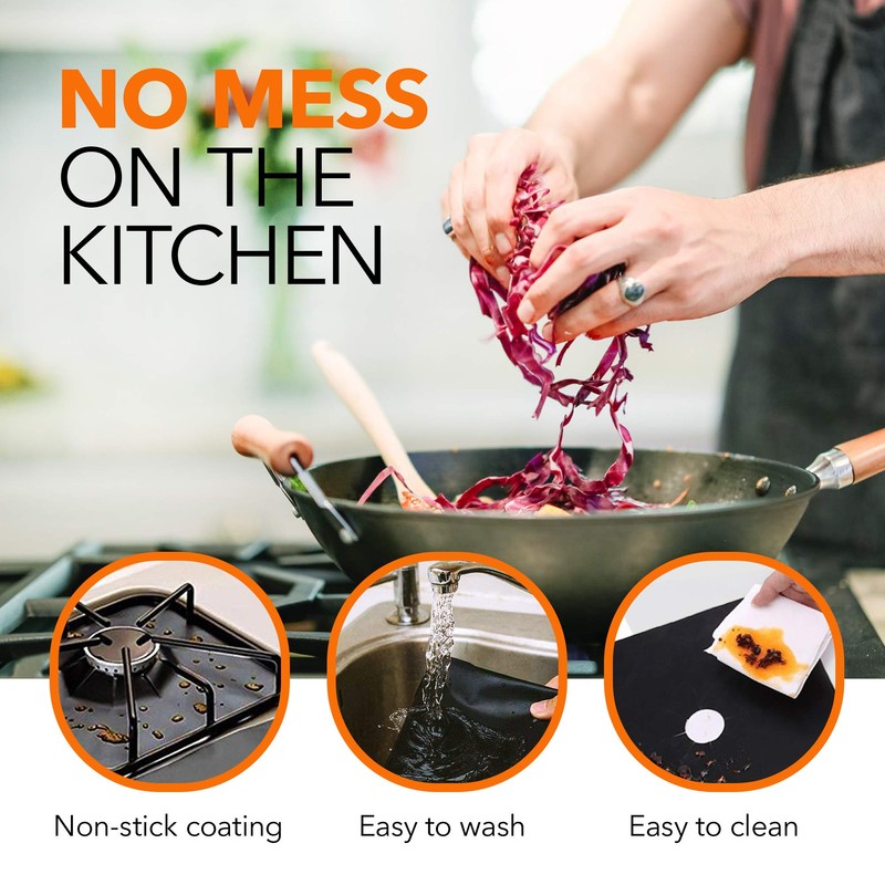 Stove Burner Covers - Gas Stove Protector, Stove top Range
