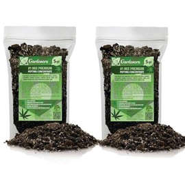 Gardenera Premium Organic Potting Soil Blend for Autoflower Plants - The Ultimate Mix for Healthy, Vibrant, and High-Yield Crops - 10 QUARTS