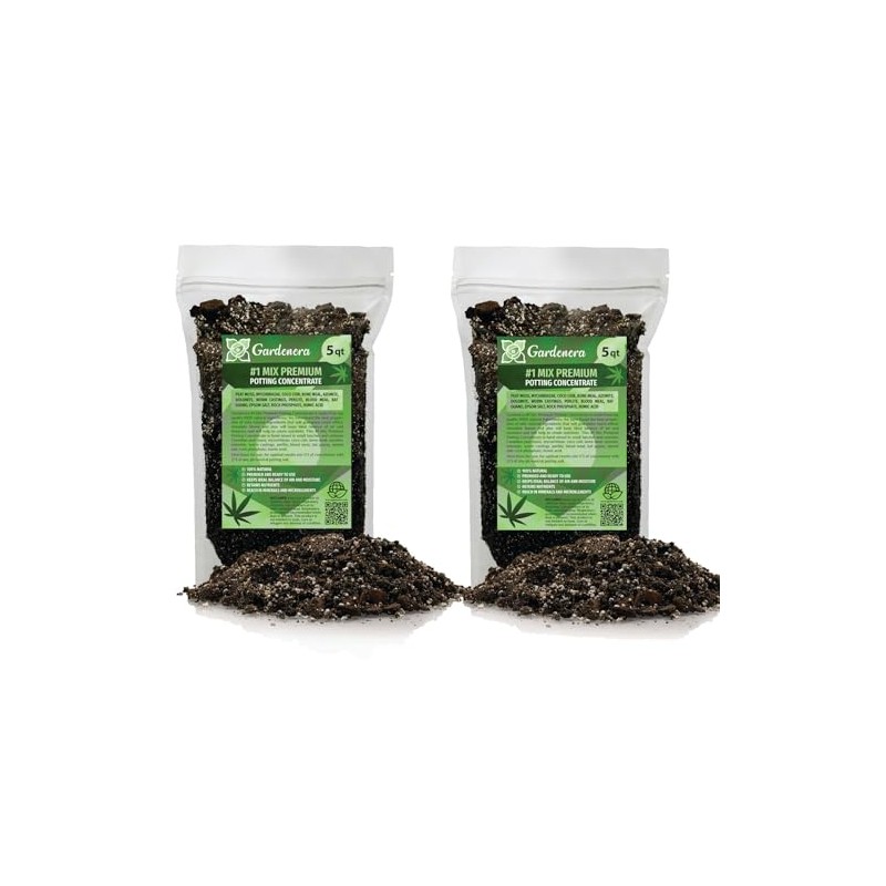 Gardenera Premium Organic Potting Soil Blend for Autoflower Plants -
