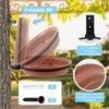 2 Packs Wall Mounted Bird Feeder, Multifunctional PP Garden Bird