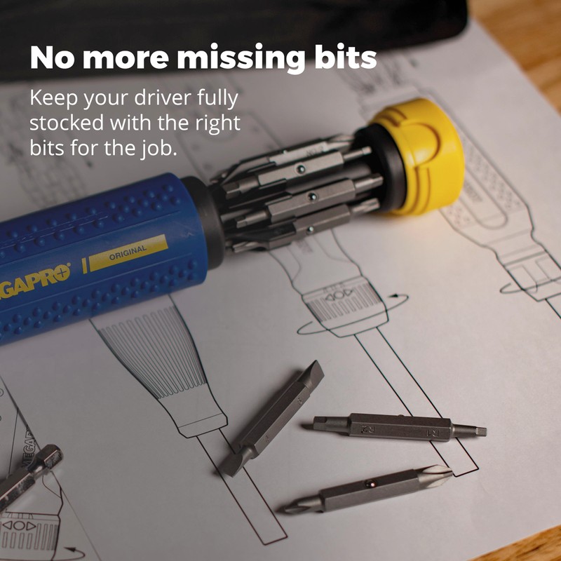 MEGAPRO® Replacement Bit Pack (Tamperproof)