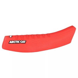 Yamaha 2002-2004 Arctic Cat 375 400 500 ATV Seat Cover  all RED w/RED rib LOGO #451