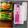 Mikinona Stainless Steel Portable Cutlery Set with Case Compact Travel