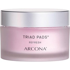 ARCONA Triad Pads - Cold Processed Cranberry and Rice Toner, Brightening Toner Pads for Face, 45 Facial Toner Pads. Made in The USA.