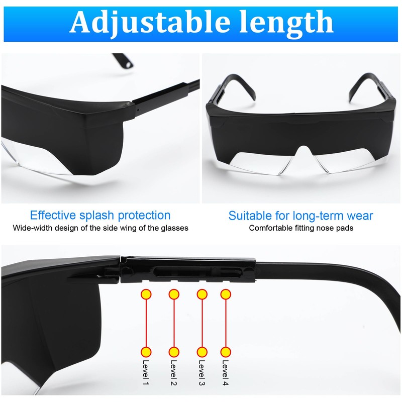 Saysurey 2 Set Ifr Aviation Flight Training Glasses Adjustable View