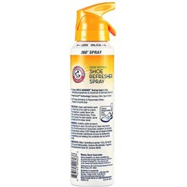 Arm and Hammer Shoe Refresher Spray, Multi-Purpose Odor Remover for All Types of Footwear, Shoe Deodorizer Spray, Shoe Odor Eliminator, Shoe Spray, Shoe Smell Eliminator, 4 oz (1 Pack)