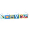 Infant Crib Cloth Book Cute Animal Learning Rattle Distorting Mirror