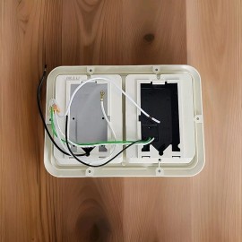 Bargman 2 Bargman 47-84-001 LED/Reg BU Recessed  Mount Double Trailer Light RV Taillight