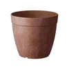 Root & Vessel Dolce Round Planter, Rust, 10"