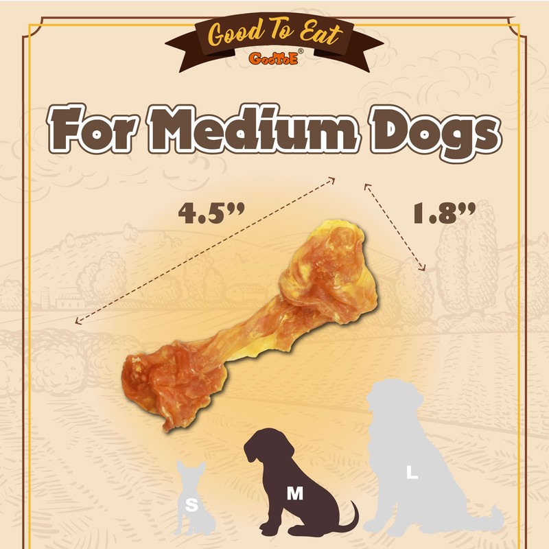 Gootoe Turkey Tendons for Dogs –All-Natural, Hypoallergenic Dog Treats, Rawhide