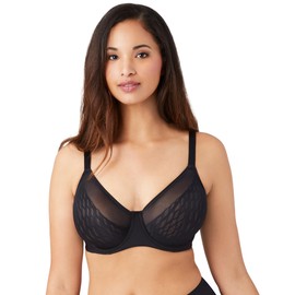 Wacoal Women's Elevated Allure Unlined Underwire Bra, Black, 36C