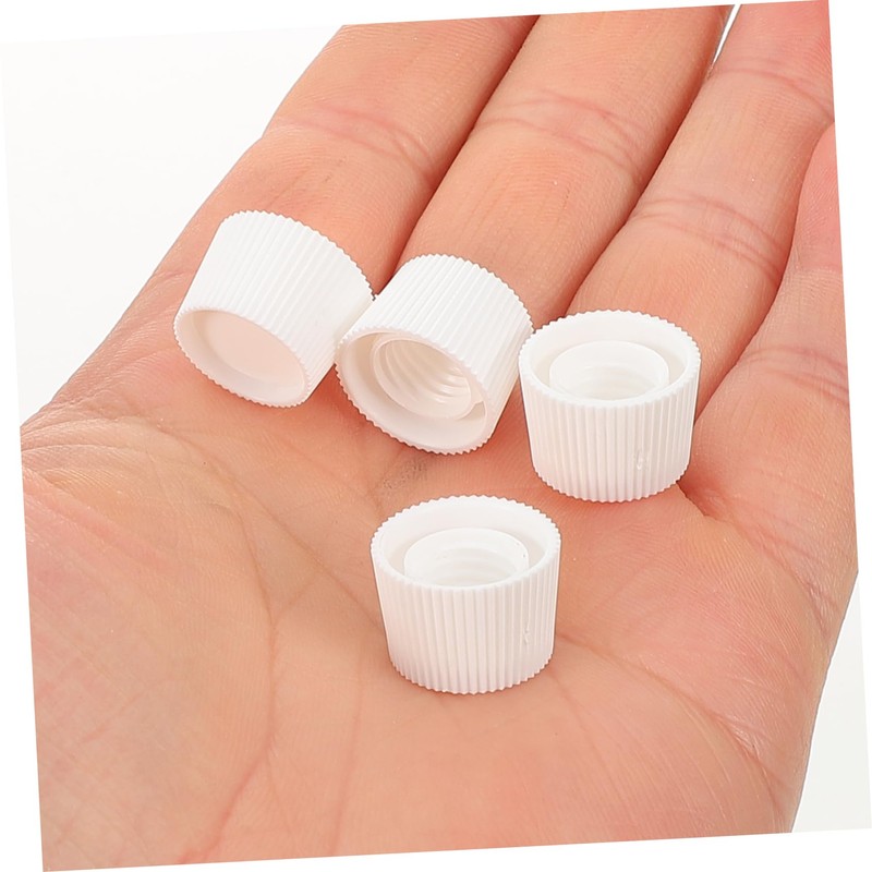 minkissy Screw-in Toothpaste Lid 100pcs Plastic Toothpaste Caps for Travel