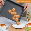 Walooza 11 Inch Nonstick Baking Sheets Set of 2, Carbon