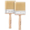 Bates- Deck Stain Brush, 4 Inch, 2 Pack, Wooden Handle,