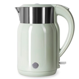 Electric Kettle, 1.8 Liter 1100W, BPA Free Fast Boiling Cordless Water Boiler, Auto Shut-Off and Boil Dry Protection, Easy Clean Wide Opening, Cool Touch Handle, 360° Rotation, Mint green