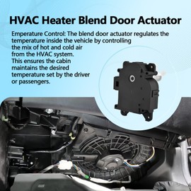 HVAC Heater Blend Door Actuator Compatible with Accord 1998-2002 Pilot 2003-2008 2.3L 3.0L Odyssey 1999-2004 3.5L Acura MDX 2001-2006 3.5L Replaces 604-376 73536, Blend Door Actuator HVAC/Heat