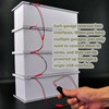 Bivitre 1/64 Diorama Display Case with LED Lights - Compatible