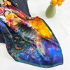 FONYVE 100% Mulberry Silk Scarf for Hair - 27" Square