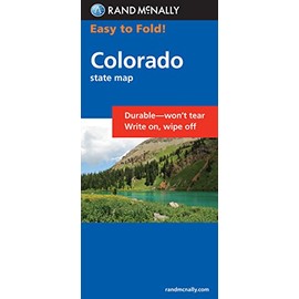 Rand McNally Easy To Fold: Colorado (Laminated Fold Map) (Easyfinder S)
