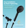 FASDUNT Shower Head with Handheld, High Pressure Handheld Shower Head