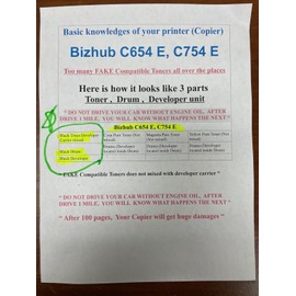 For Konica Minolta (400g x 4) Toner Refill for Bizhub C659 C759 C220 C280 C360 C227 C287 C654 C754