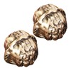 NOLITOY Chinese Decorative Hand Exercise Balls Brass Walnut Handballs Small