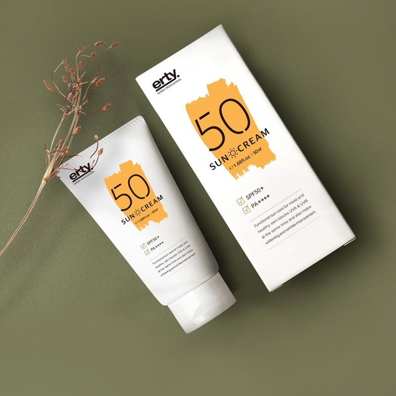 Erti 50 Sun Cream 50ml+Sample SET / 에르띠 50 선크림