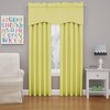 Eclipse Kendall Blackout Wave Curtain Valance, 18", Lemon