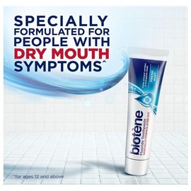 biotène Fluoride Toothpaste for Dry Mouth Symptoms, Bad Breath Treatment and Cav
