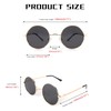 FEISEDY B2528 Men's Polarized Sunglasses, Retro Round Frame, Sunglasses, Fashionable,