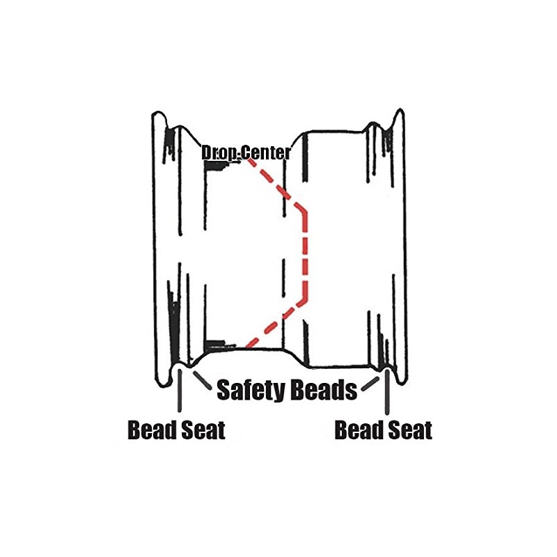 AERO Race Wheels 58-105030 15x10 3in 5.00 Black