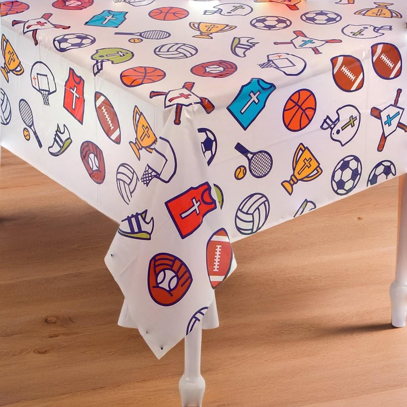 Fun Express Sports VBS TABLECOVER - Party Supplies - VBS