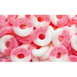 Bayside Candy Gummy Watermelon Rings - Sweet & Sour Gummy Candy (9LB)