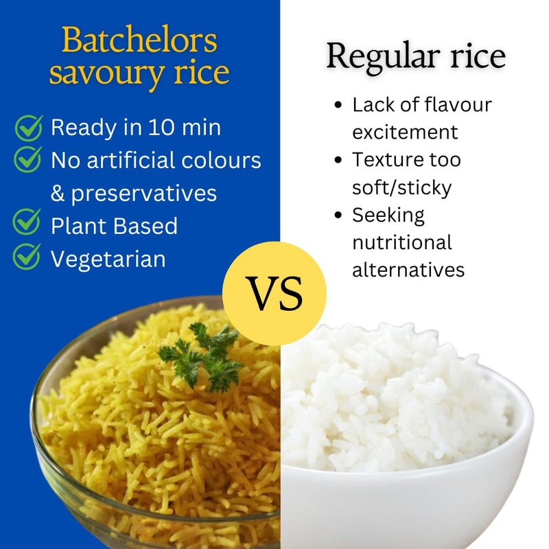 Easy to Cook Meal Which Includes: 5x Batchelors Savoury Instant