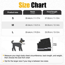 MiOYOOW Dog Earmuffs, Dog Snood, Noise Protection Dog Headgear with Reflective Strips, Dog Hearing Protection, Warm for Winter, Anxiety Relief