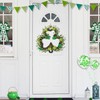 St Patricks Day Decorations, Shamrocks Wreath for Front Door, 20