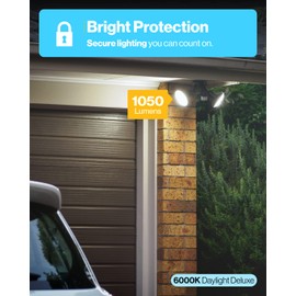 Sunco Lighting PAR38 LED Flood Light Outdoor Bulb Waterproof Bright Dimmable 13W=100W 6000K Daylight Deluxe 1050lm E26 Base UL Energy Star Listed 6 Pack