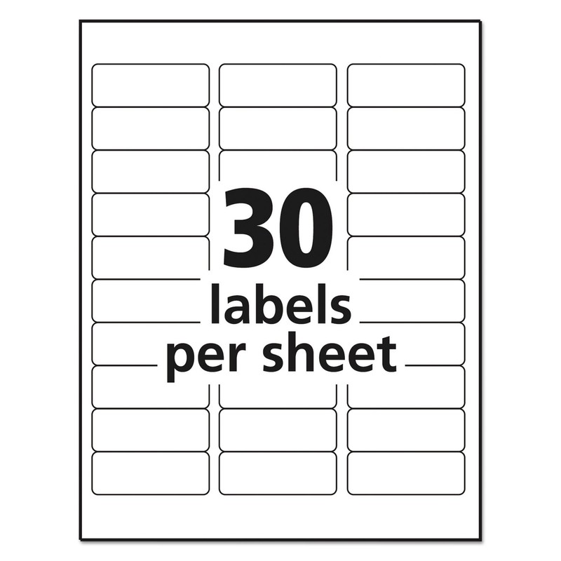 Avery 18660 Clear Mailing Labels 300 Count