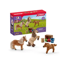 Schleich 41432 Miniature Shetland Pony Family