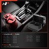A-Premium Rear Seat Cup Holder Insert Center Console Compatible with