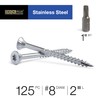 Deck Plus 48463 Wood Screws #8 x 2", Stainless Steel,