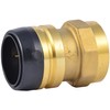 SharkBite 1-1/4 Inch FNPT Adapter, Push to Connect Brass Plumbing