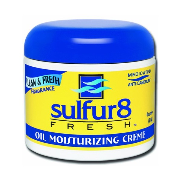 Sulfur-8 Fresh Oil Moisturizing Cream 4 oz. (Pack of 2)