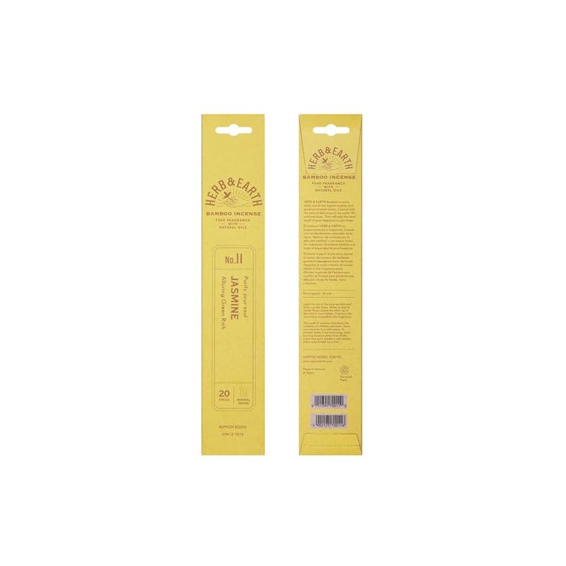 HERB & EARTH H&E Bamboo Incense - Jasmine - 20